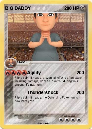 Pokémon Big Daddy 284 284 Agility My Pokemon Card