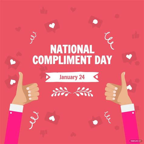 Free National Compliment Day Ad Instagram Post Template