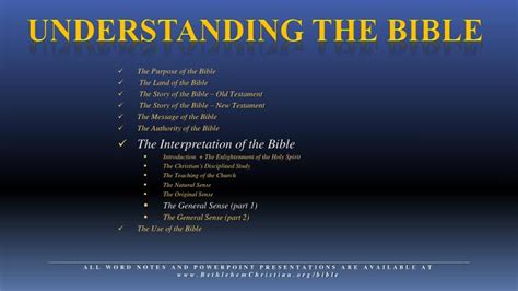 Ppt Understanding The Bible Powerpoint Presentation Free Download