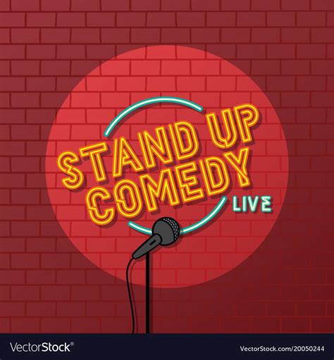 Stand Up Comedy Open Mic Vector Art Illustration Download A Free Preview Or High Quality Adobe