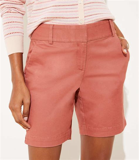 Unlike pants which come in a wide range of fits like slim, skinny, relaxed, and so forth, shorts are primarily offered only by inseam length. Curvy Riviera Shorts with 8 Inch Inseam | LOFT in 2020 ...