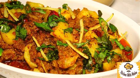 Aloo Keema Recipe Quick And Easy Mutton Mince With Potato Step By