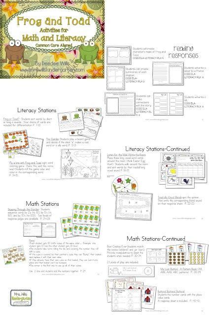 Frog And Toad Lesson Plans Frog And Toad Book Club Activities Kids