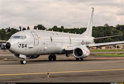 168764 Usa Navy Boeing P 8a Poseidon At Seattle Boeing Field