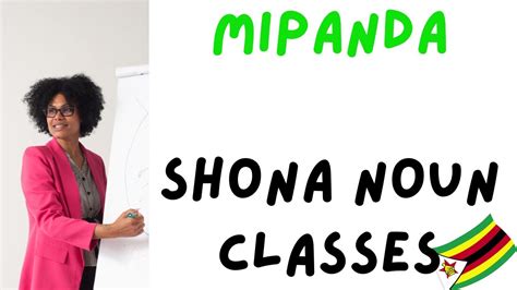 Shona Noun Classes 1 10 Learnshona Shona Learn Youtube