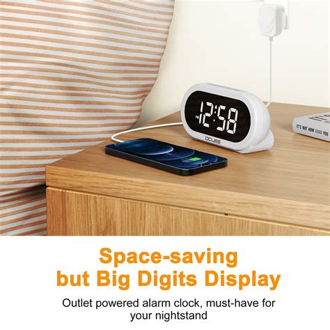 Buy Ocube Led Digital Alarm Clock Bedside Clock With 5 Optional Alarm