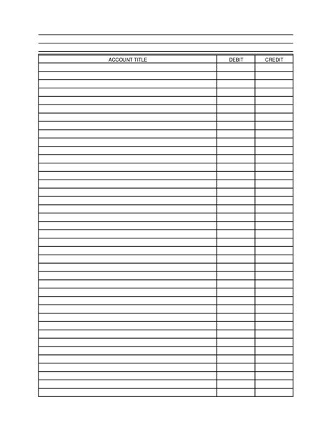 11 Blank Trial Balance Worksheet Worksheeto Com