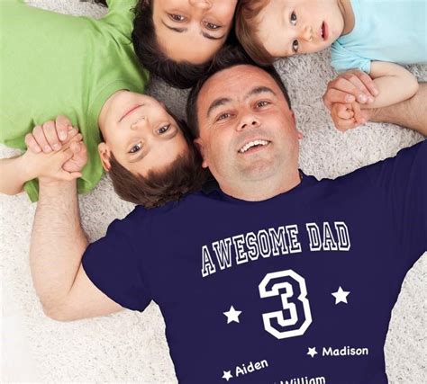 Personalized Dads All Stars Fathers Day T Shirt Personalized Dad