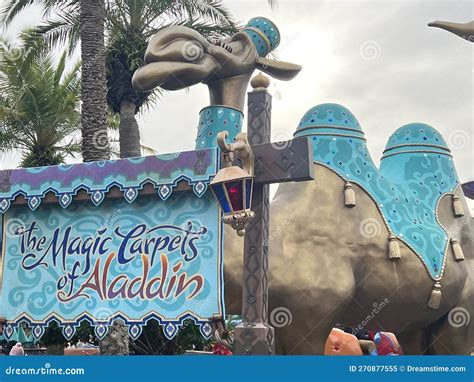The Magic Carpets Of Aladdin Ride At Magic Kingdom Park At Walt Disney World In Orlando Florida