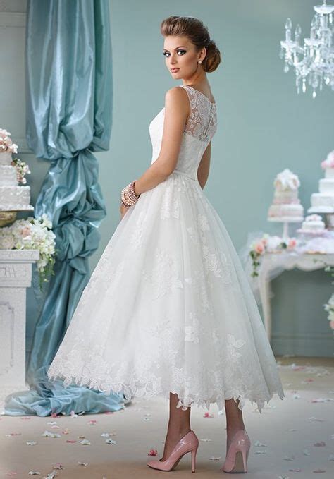 10 Stunning Tea Length Wedding Dresses Mon Cheri Wedding Dresses
