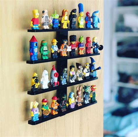 Acrylic Wall Mount Display For Lego Minifigures Etsy
