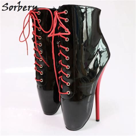 Buy Sorbern Sexy Black Extreme High Heel 18cm Boots