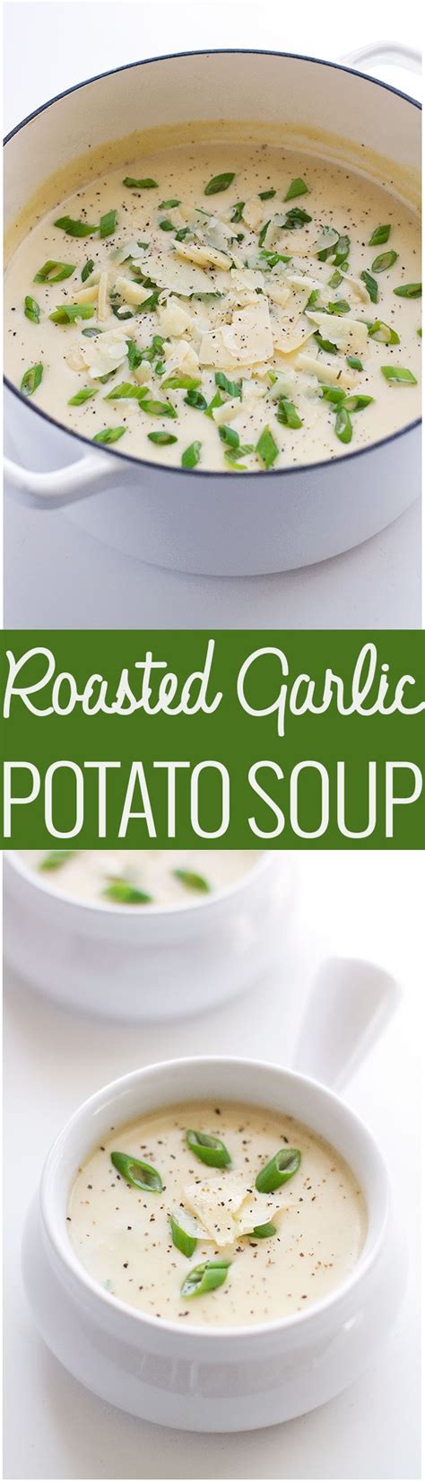 Creamy Roasted Garlic Potato Soup Recipe Little Spice Jar