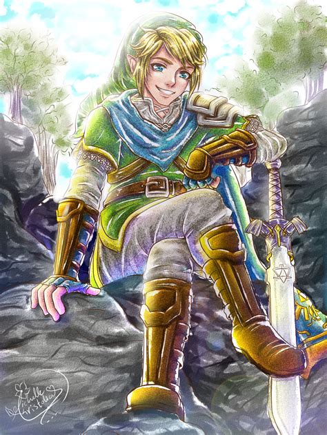 Link The Legend Of Zelda Fan Art By Michelle Kristolia On Deviantart
