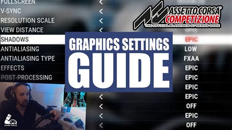 Graphics Settings Guide Assetto Corsa Competizione Ea Youtube