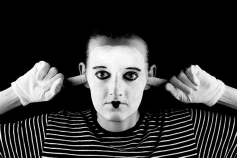 Mime Can Not Hear Free Stock Photo Public Domain Pictures