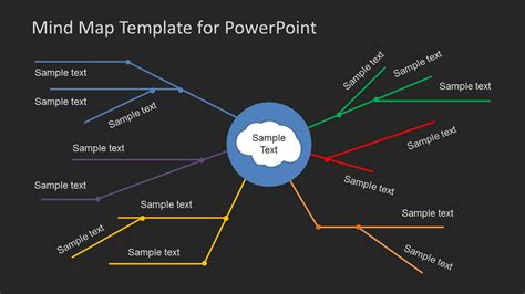 Simple Mind Map Template For Powerpoint Slidemodel