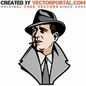 Actor Humphrey Bogart Royalty Free Stock SVG Vector