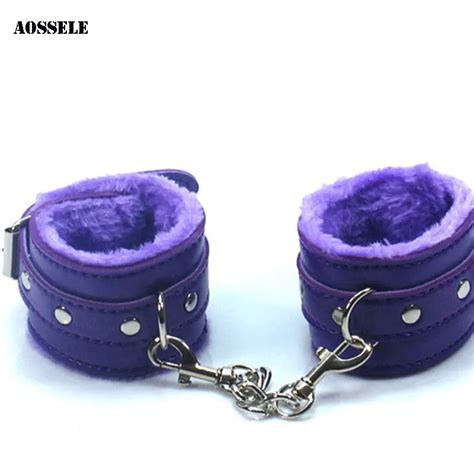 Sexy Sm Handcuffs Pu Leather Shackles Wrist Cuffs Roleplay Adult Game Sex Toy For Couples Women