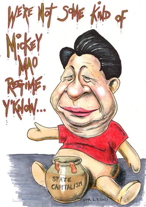 president xi jinping of china as winnie the pooh caricature greeting card satire etsy finland