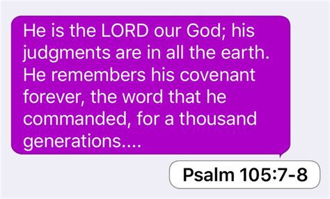 Psalm 1057 8 He Is The Lord Our God His Judgments Are In All The