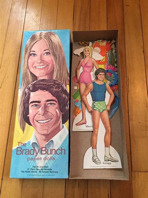 1970s Vintage 1973 Brady Bunch Paper Dolls Box Set Paper Dolls