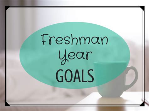 College: Freshman Year Goals - VintagePress | Freshman year, Freshman, Highschool freshman