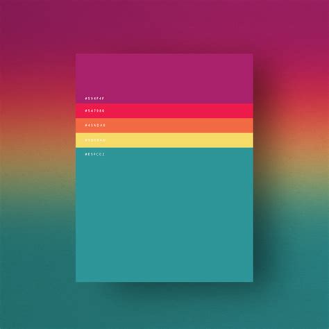 8 Beautiful Color Palettes For Your Next Design Project Flat Color