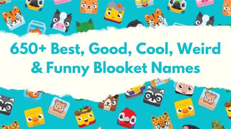 650 Best Good Cool Weird And Funny Blooket Names