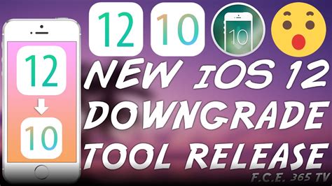 New Ios Downgrade Tool Released Downgrade Ios 12 To Ios 10 Etc