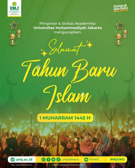 Selamat Tahun Baru Islam 1 Muharram 1445 H Umj