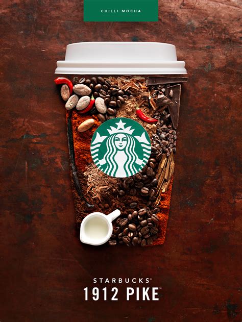Starbucks Drink Of The Day On Behance Starbucks Starbucks Drinks