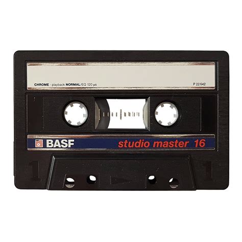 BASF Studio Master C16 'Chrome' blank audio cassette tapes - Retro Style Media