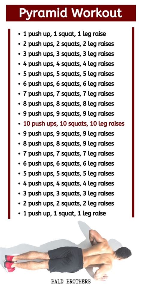 10 Minute Bodyweight Pyramid Workout The Bald Brothers