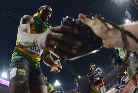 Usain Bolt Gets Behind The Camera At The Olympics
