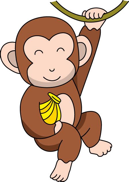 Monkey Banana Clipart Clipart Best