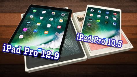 The best ipad to choose for virtually all users. NEW iPad Pro 10.5/12.9 Unboxing and Comparison - YouTube