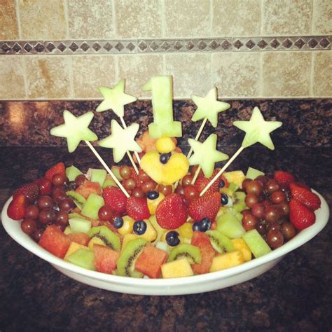 First Birthday Fruit Platter Fruit Platter Ideas Party Fruit Fruit