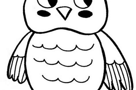 Free Coloring Pages Of Cute Cartoon Owls