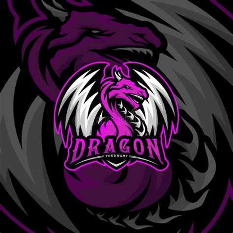 Dragon ESports Logo Design Vector Dragon Mascot Gaming Logo Concepts