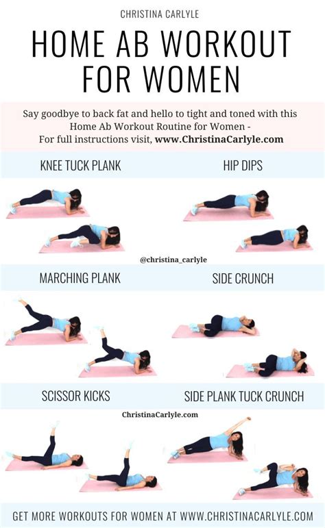 Pin On Home Workouts For Women Ab Workout At Home Abs Workout For