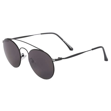 Buy Visionsindia Uv 400 Protected Retro Vintage Round Aviator Unisex Sunglasses 80195 Black At