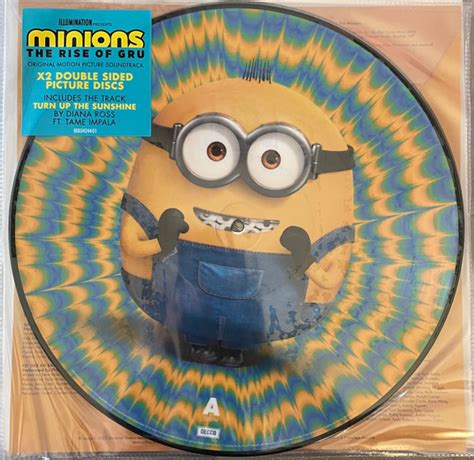 Minions The Rise Of Gru Picture Disc Double Lp Set Original