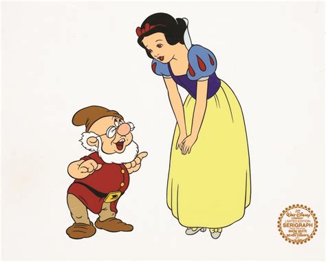 Snow White And Doc Animation Art