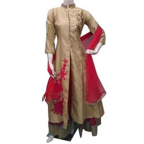 Long Indo Western Ladies Suit Designer Suits लेडीज डिज़ाइनर सूट In