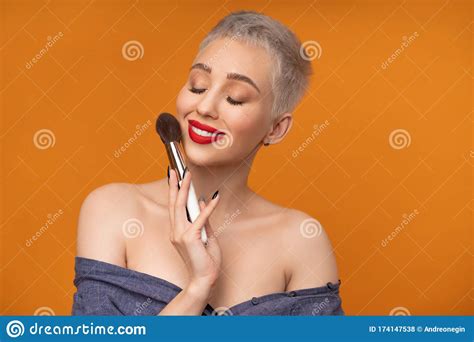Close Up Portrait Makeup Artist Make Up Courses Concept Of Self