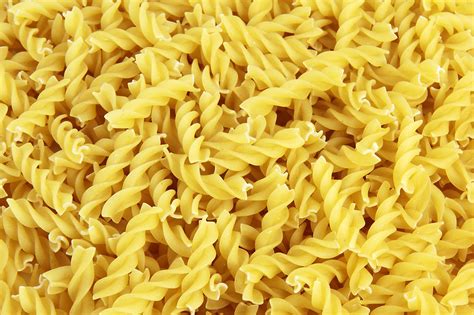 Pasta Free Stock Photo Uncooked Dry Yellow Fusilli Pasta 9515