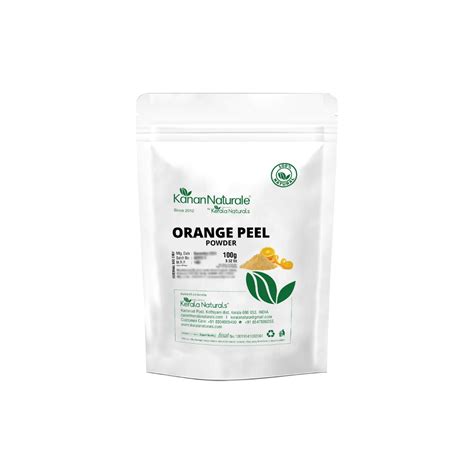 Buy Kerala Naturals Orange Peel Powder 150gm Online At Best Price In 2021