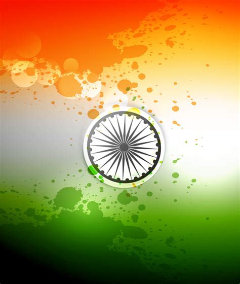 Indian Flag Stylish Illustration For Independence Day Background Vector Vector Background Free