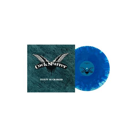 Cock Sparrer Guilty As Charged Lp Blue Swirl Vinyl